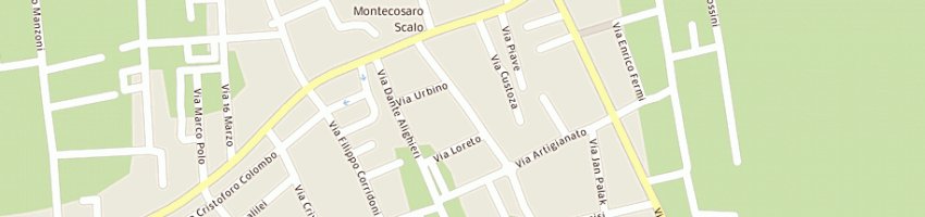 Mappa della impresa pos sistemi sas di cannella be giorgini g a MONTECOSARO