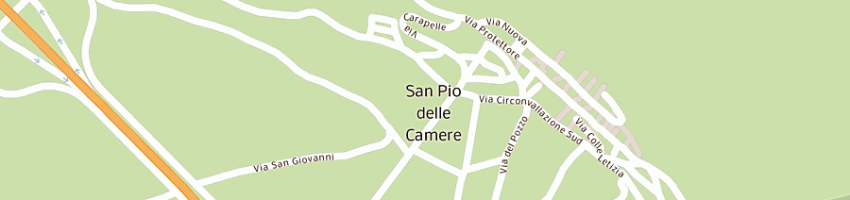 Mappa della impresa centro alimentare 2m snc a SAN PIO DELLE CAMERE