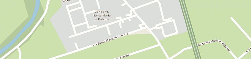 Mappa della impresa corsalini gomme snc di corsalini lino e c a PORTO RECANATI