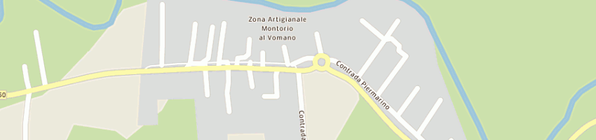 Mappa della impresa impresa costruzioni pubbliche porcinari srl a MONTORIO AL VOMANO
