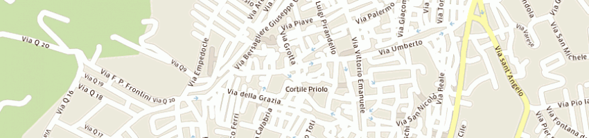 Mappa della impresa mossuto maria a FAVARA