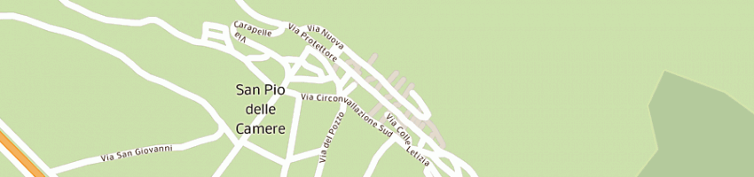 Mappa della impresa d'innocenzo giorgio a SAN PIO DELLE CAMERE