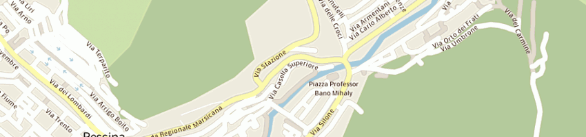 Mappa della impresa distributore api a PESCINA
