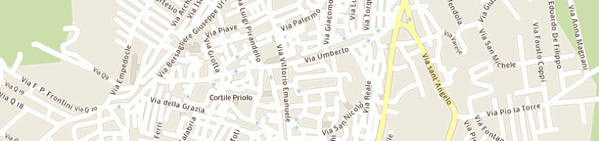 Mappa della impresa forte giuseppe a FAVARA