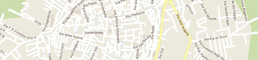 Mappa della impresa augello emanuele a FAVARA