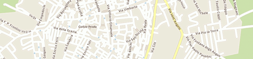 Mappa della impresa caramazza dorotea a FAVARA