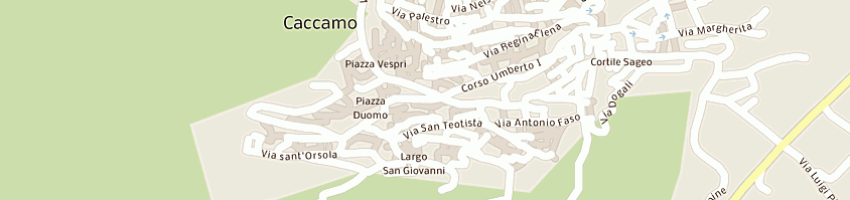 Mappa della impresa sciarabba flavia a CACCAMO