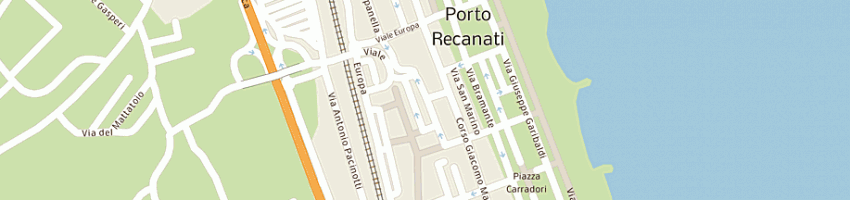 Mappa della impresa cicconi valentino a PORTO RECANATI
