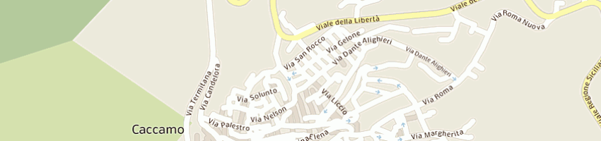 Mappa della impresa randazzo filippo di di gesu' lorenzo e c s a s a CACCAMO