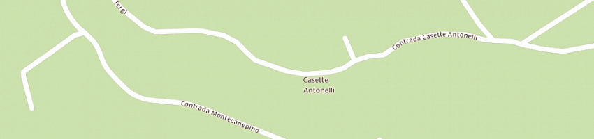 Mappa della impresa osteria delle casette di sfredda stefania a POTENZA PICENA