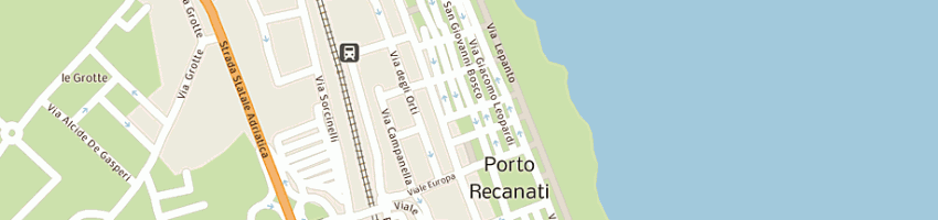 Mappa della impresa rossi renzo a PORTO RECANATI