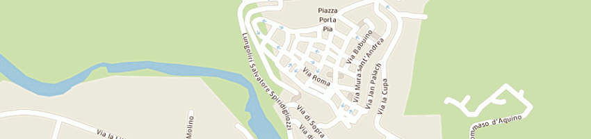 Mappa della impresa del padre silvano a PONTECORVO