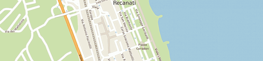Mappa della impresa agenzia viaggi fanelli a PORTO RECANATI