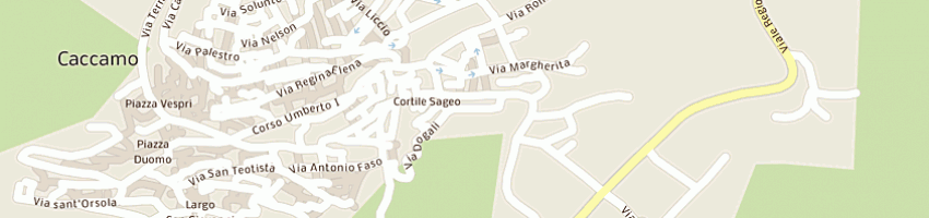 Mappa della impresa artigianlegno di viso v e c snc a CACCAMO