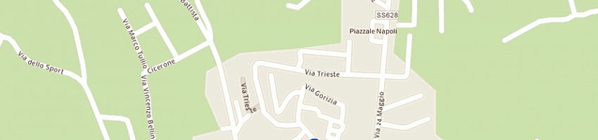 Mappa della impresa imprendo sas di pandozzi pierfrancesco e c a PONTECORVO