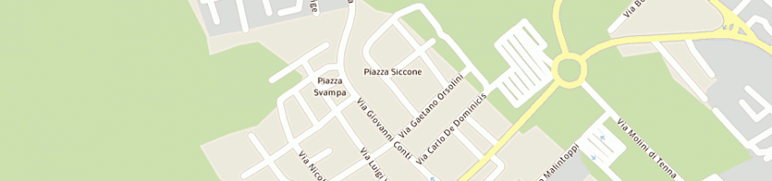 Mappa della impresa calzaturificio lorenzi di mazza g e c (sas) a FERMO