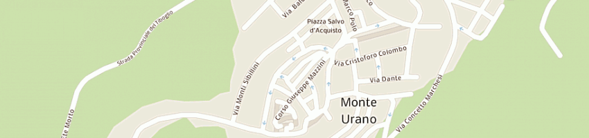 Mappa della impresa cradle s shoes srl a MONTE URANO