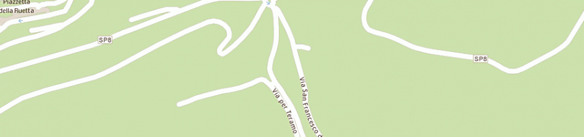 Mappa della impresa ristorante le rocche da carletto a CIVITELLA DEL TRONTO