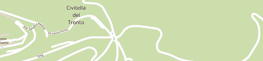 Mappa della impresa chiodi florindo a CIVITELLA DEL TRONTO