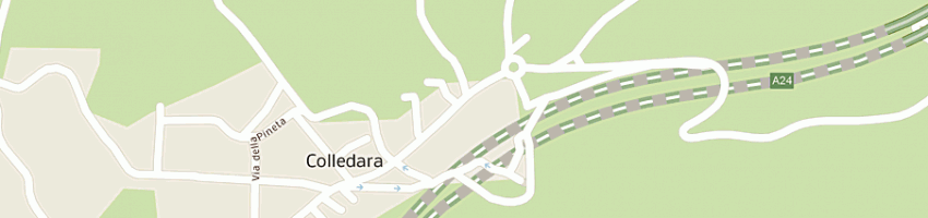 Mappa della impresa tecnoscavi srl a COLLEDARA