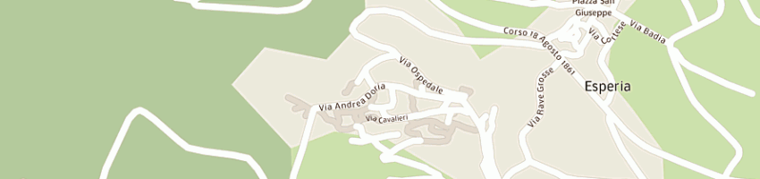 Mappa della impresa comune di esperia a ESPERIA