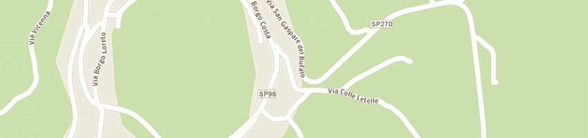 Mappa della impresa villa franca a CAMPOLI APPENNINO