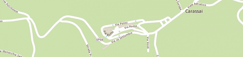 Mappa della impresa mattioli danilo a CARASSAI