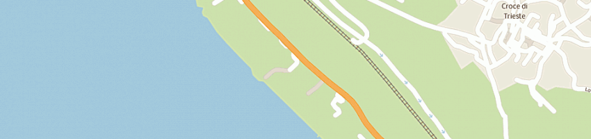 Mappa della impresa trattoria alla costiera a TRIESTE
