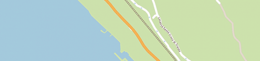 Mappa della impresa ristorante tenda rossa a TRIESTE
