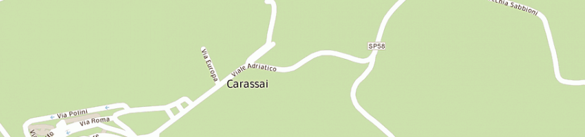Mappa della impresa societa' pamava di virgili domenico e c snc a CARASSAI