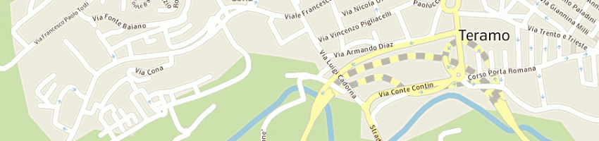 Mappa della impresa bar caffe' corona a TERAMO