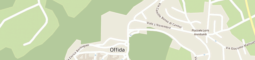 Mappa della impresa mattatoio pubblico a OFFIDA