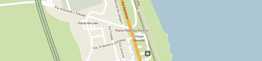 Mappa della impresa bongelli luciana a POTENZA PICENA