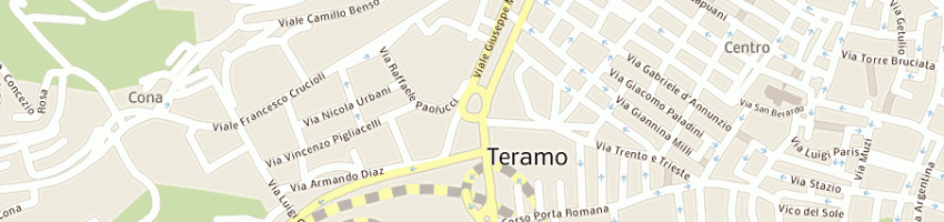 Mappa della impresa menna sergio a TERAMO