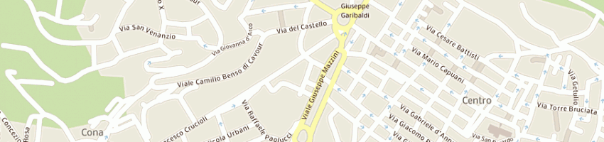 Mappa della impresa istprofle industria e artigianato con aggripsaa direttammivo a TERAMO