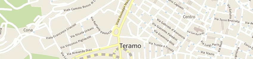 Mappa della impresa paesani fernando a TERAMO