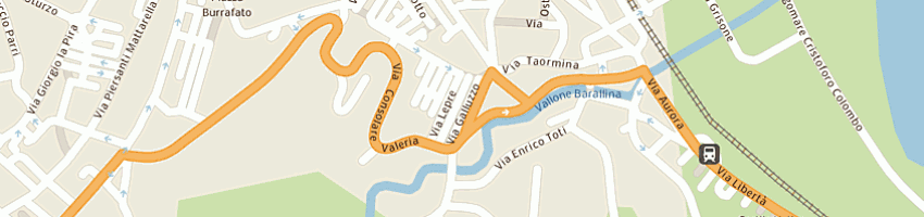 Mappa della impresa galbo giuseppe a TERMINI IMERESE