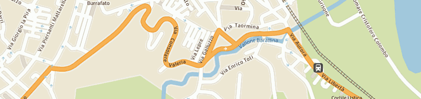 Mappa della impresa cp colors di collova' alessio a TERMINI IMERESE