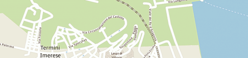 Mappa della impresa corso francesco a TERMINI IMERESE