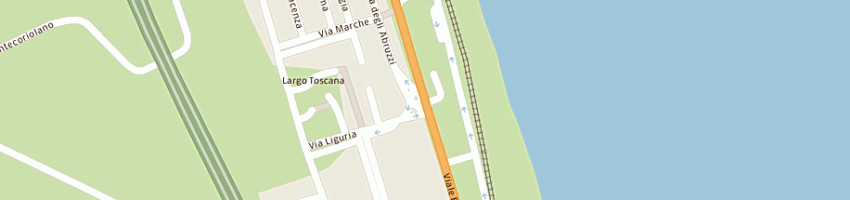 Mappa della impresa bar paoletti mariella a POTENZA PICENA