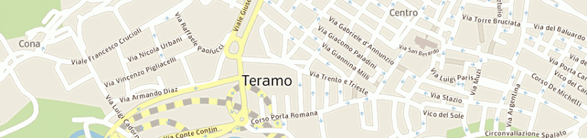 Mappa della impresa bar piazzale sfrancesco a TERAMO