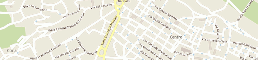Mappa della impresa multiservice srl a TERAMO