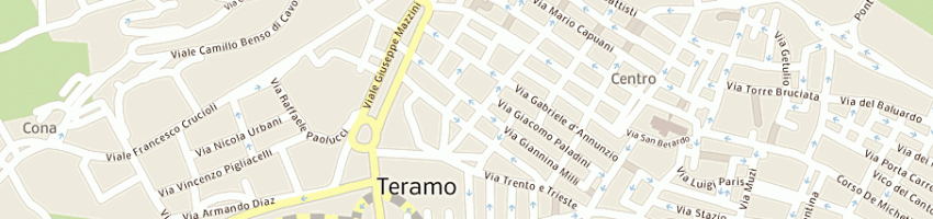 Mappa della impresa suriani alessandra a TERAMO