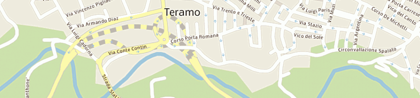 Mappa della impresa euroservice di verni e e c sas a TERAMO