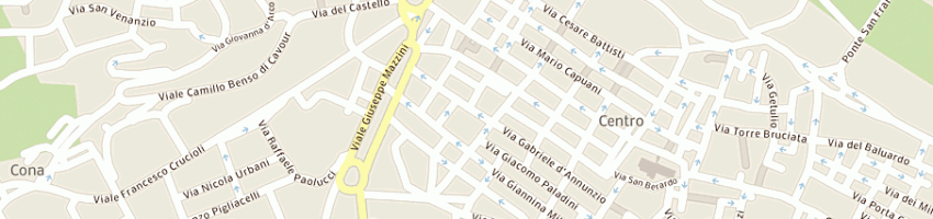 Mappa della impresa carusi giuseppe adelina e c snc a TERAMO