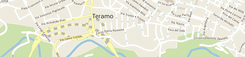 Mappa della impresa diffusione ciampini di ciampini gabriele e c sas a TERAMO