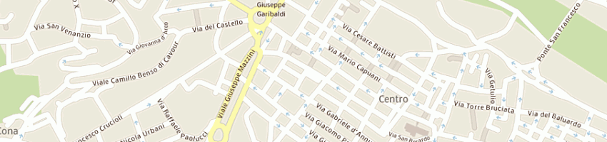 Mappa della impresa poste italiane a TERAMO