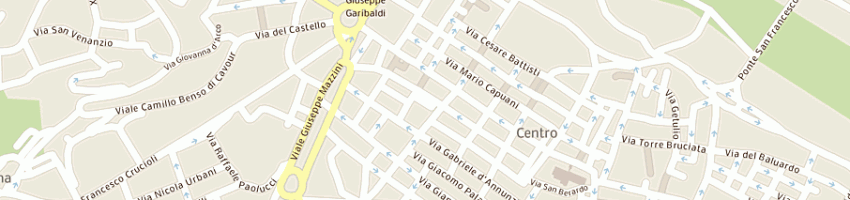 Mappa della impresa pizzeria il caminetto rosso a TERAMO
