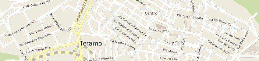 Mappa della impresa top class srl a TERAMO