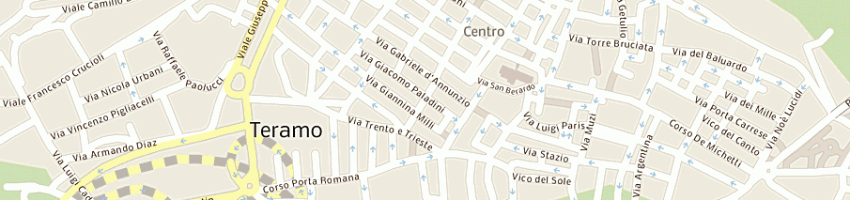 Mappa della impresa riccioni remo a TERAMO